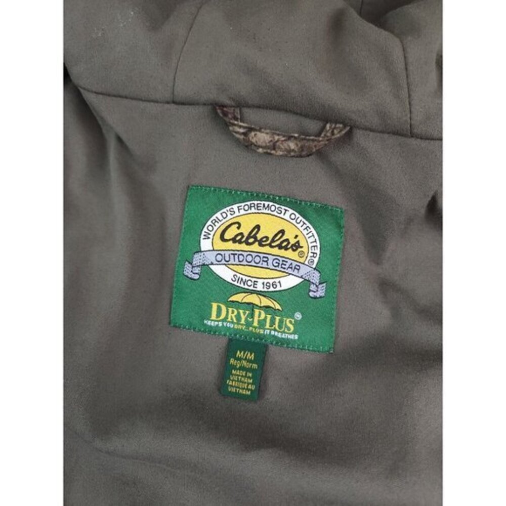 Vintage Cabelas Dry Plus Scentlok Camo Hunting Jacket Mens Medium - Picture 12 of 14